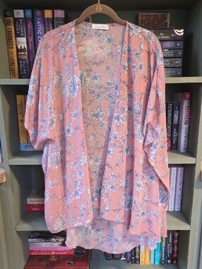 Emory Park Pink Floral Kimono